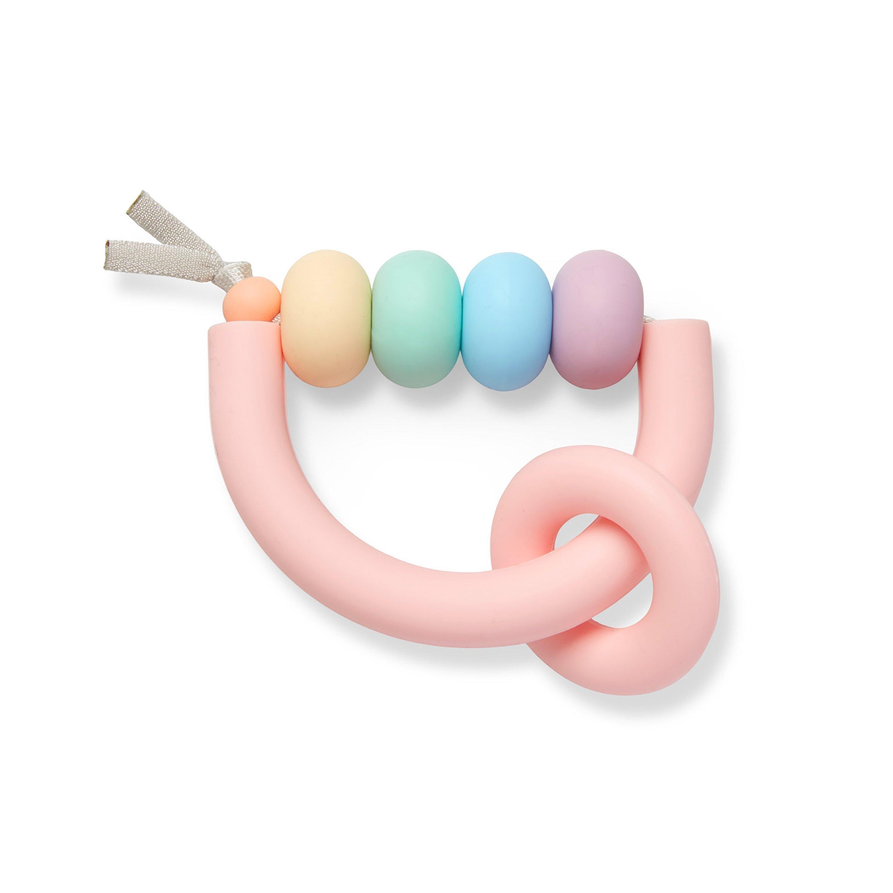 Janie and Jack Rainbow Sherbet Arch Ring Teether