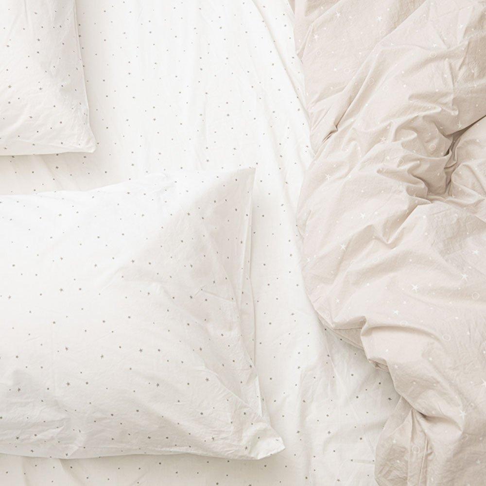 Janie and Jack Organic Stars Luminary Pillowcase