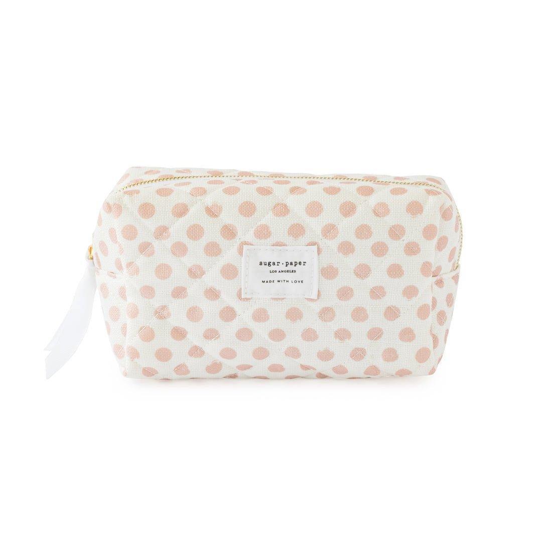 Janie and Jack Rose Polka Dot Small Cosmetic Pouch