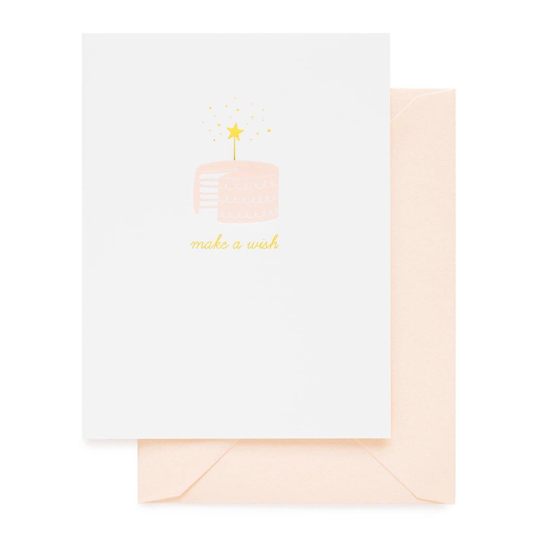 Janie and Jack Make a Wish Birthday Card
