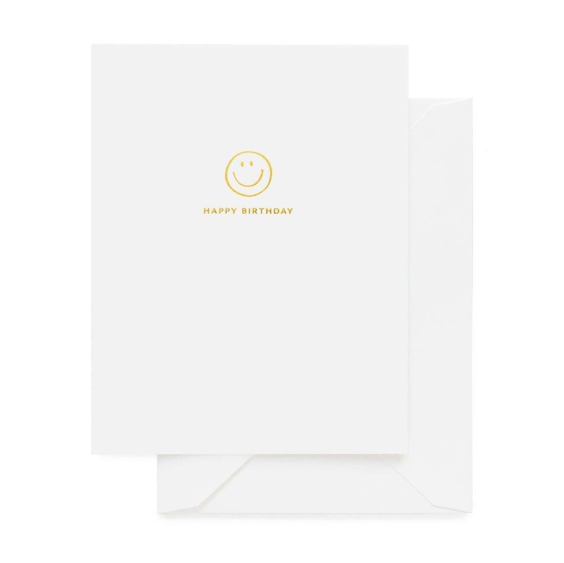 Janie and Jack Happy Birthday Smiley Greeting Card