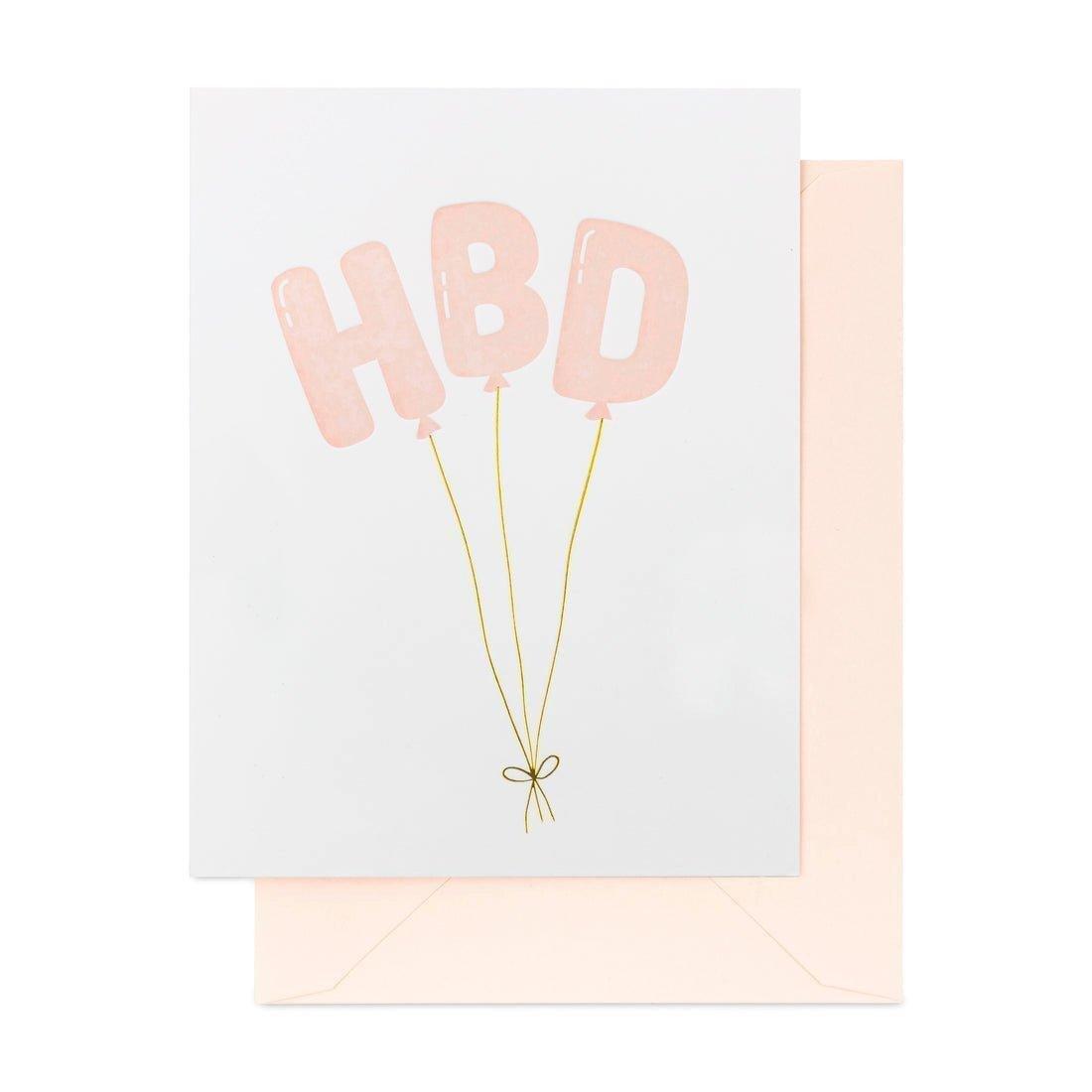 Janie and Jack HBD Balloons Greeting Card