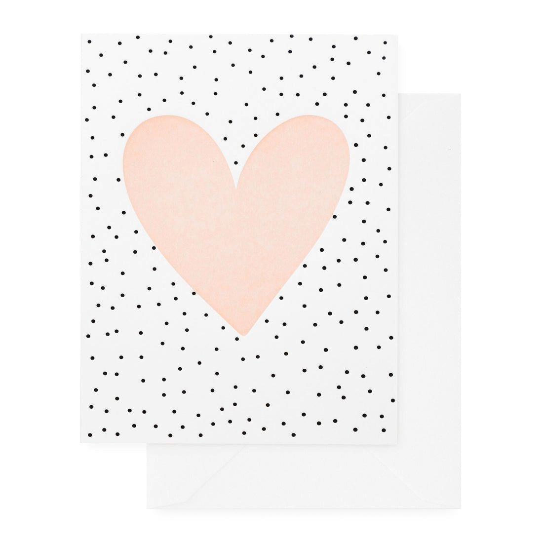 Janie and Jack Pink Heart Greeting Card