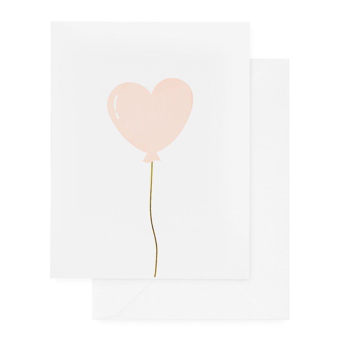Janie and Jack Heart Balloon Greeting Card