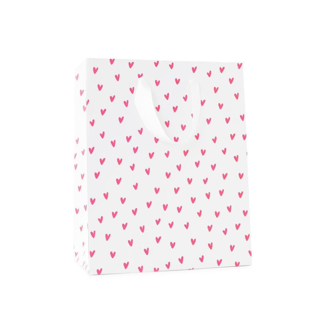 Janie and Jack Neon Heart Gift Bag