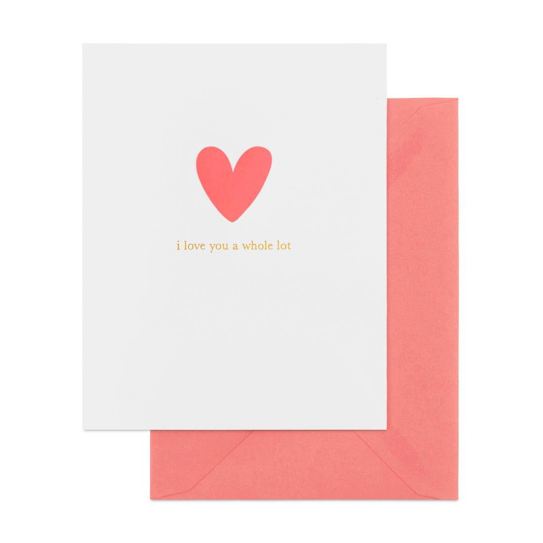 Janie and Jack I Love You a Whole Lot Greeting Card