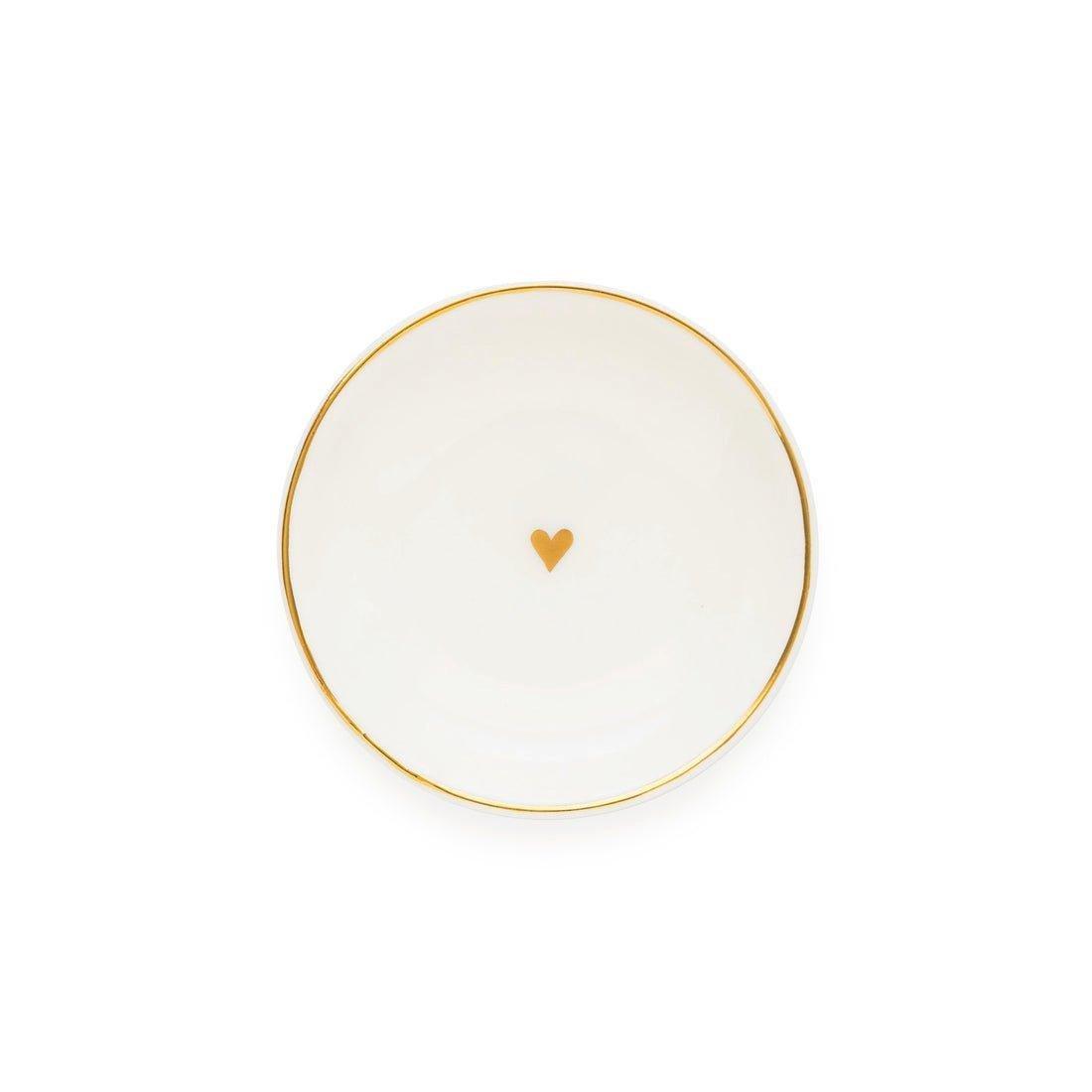 Janie and Jack Trinket Tray, Small Round Heart