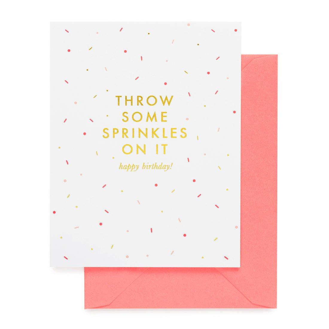 Janie and Jack Throw Some Sprinkles On It Greeting Card