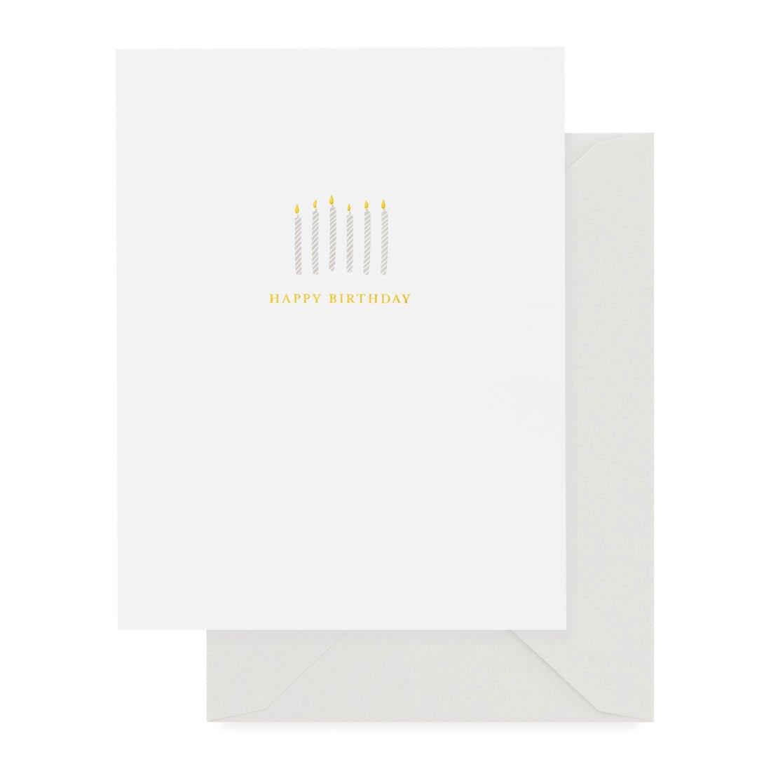 Janie and Jack Birthday Candles Greeting Card