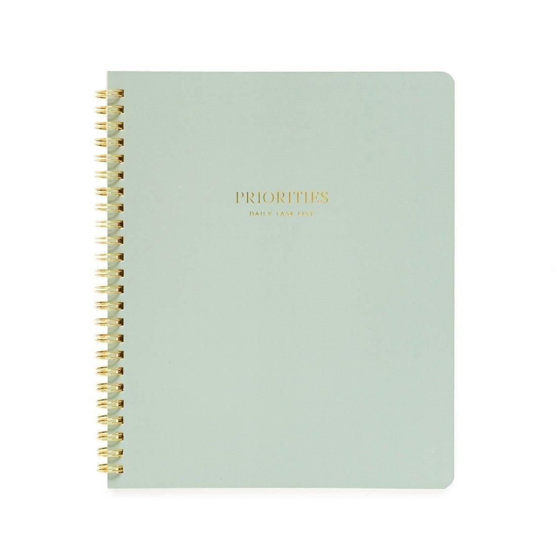 Janie and Jack Priorities Notebook, Green