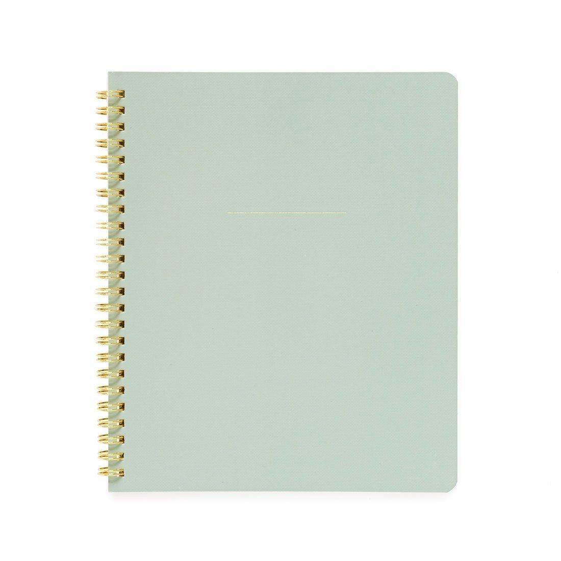 Janie and Jack Spiral Notebook, Office Green