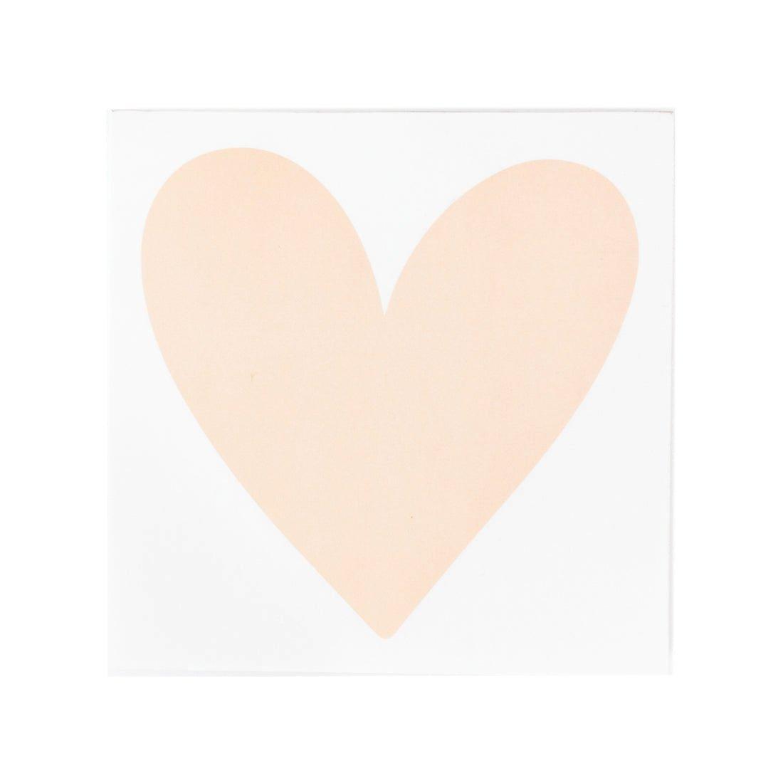 Janie and Jack Heart Desk Notepad