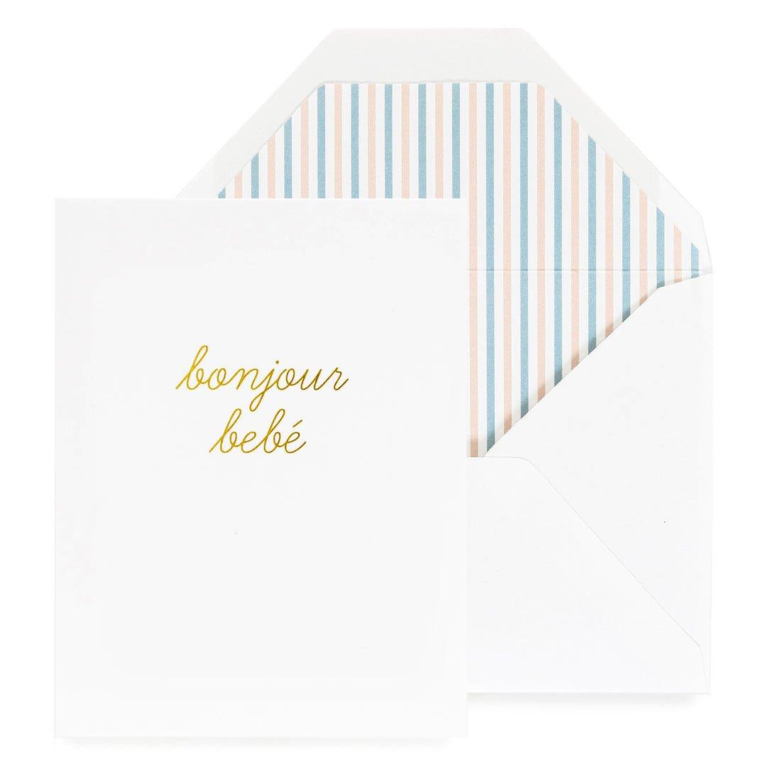 Janie and Jack Bonjour Bebe Greeting Card
