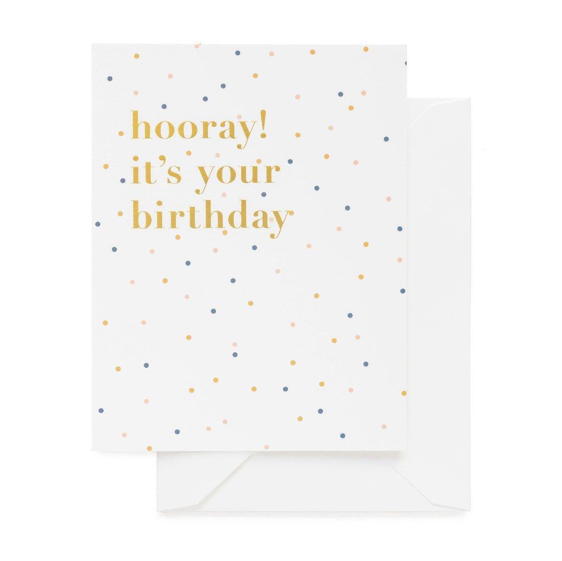Janie and Jack Hooray! It's your birthday Greeting Card