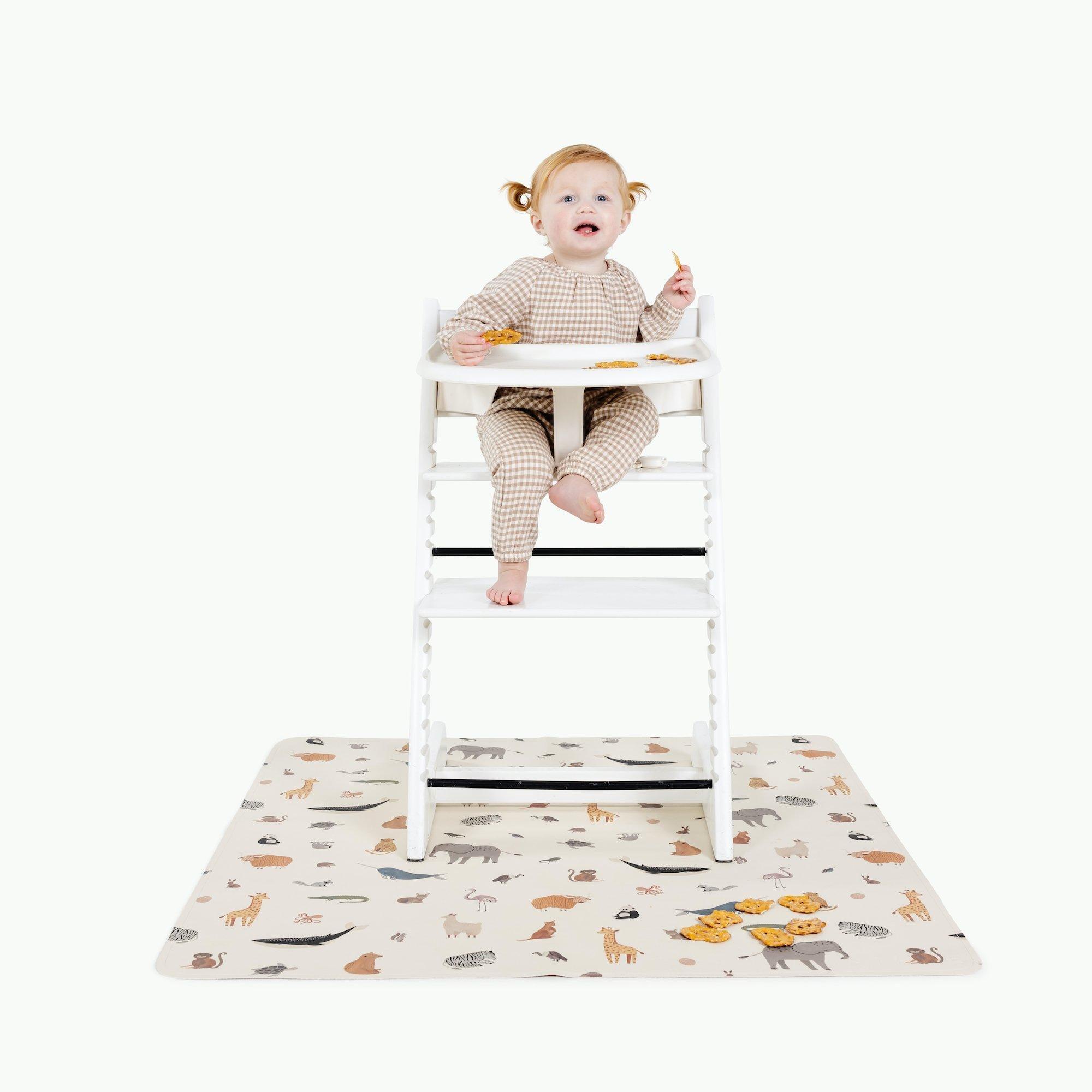 Janie and Jack Menagerie High Chair Mat