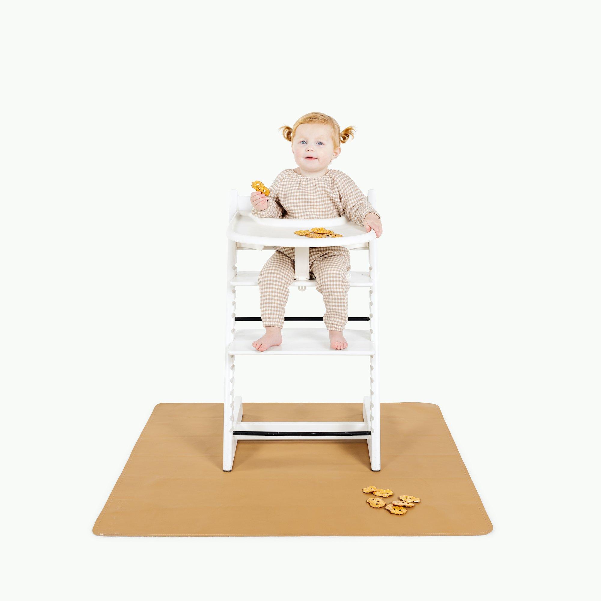 Janie and Jack Camel High Chair Mat