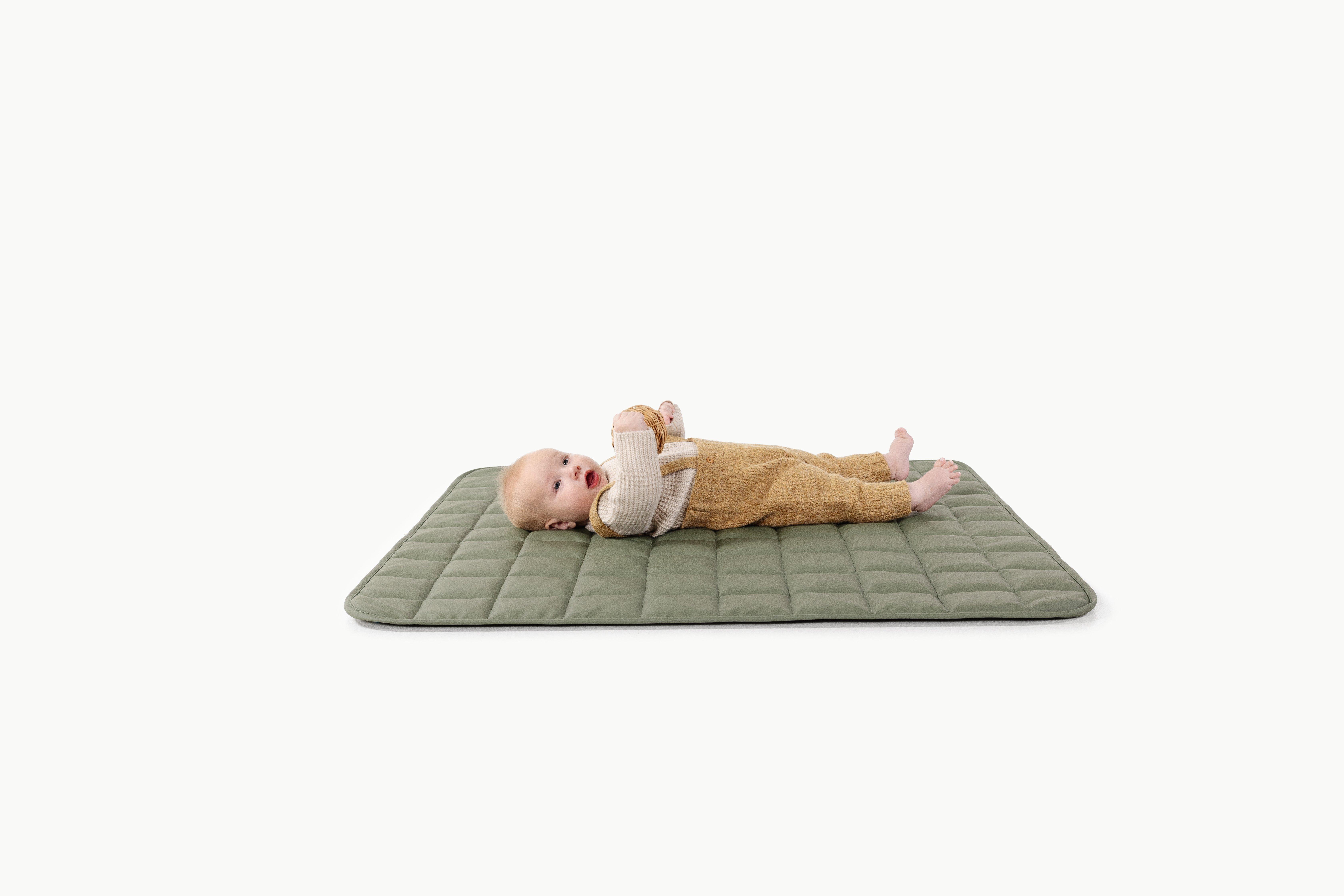 Janie and Jack Thyme Square Quilted Mat