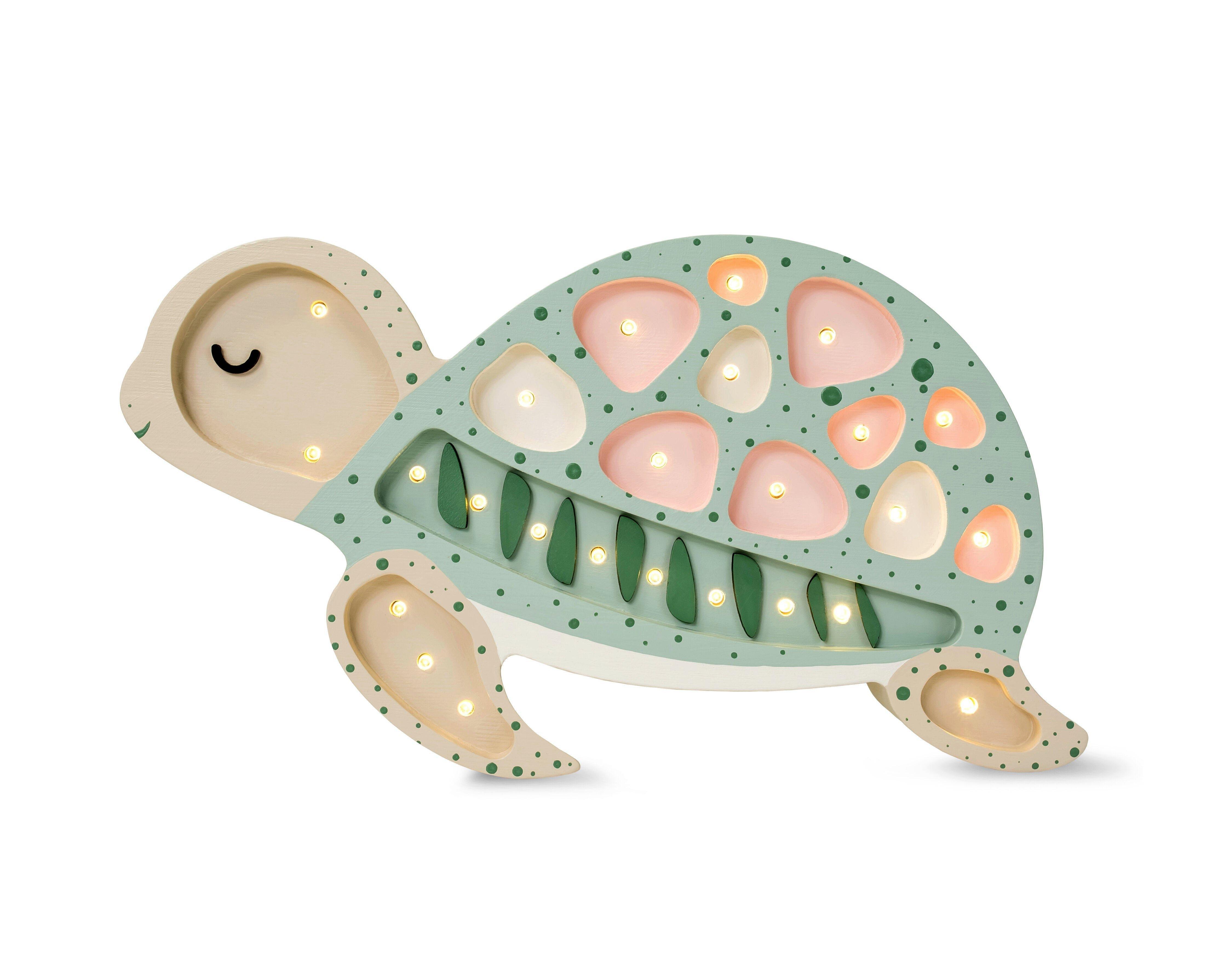 Janie and Jack Turtle Lamp