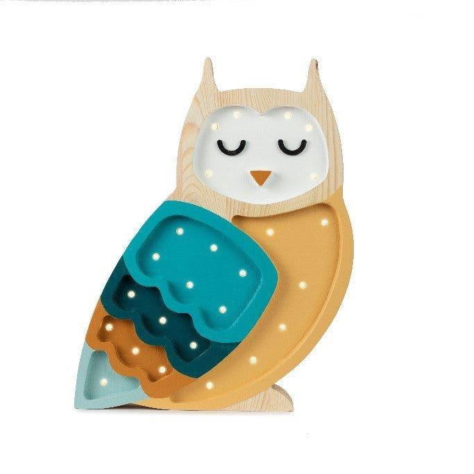 Janie and Jack Owl Lamp