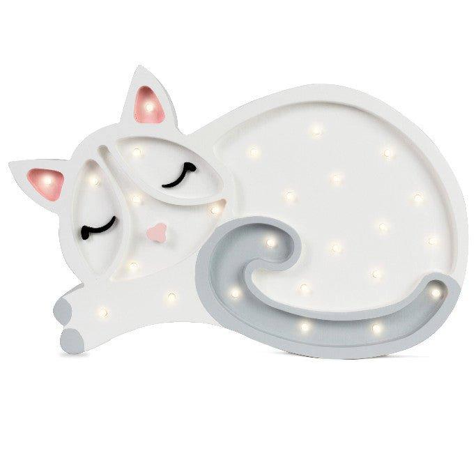 Janie and Jack Cat Lamp