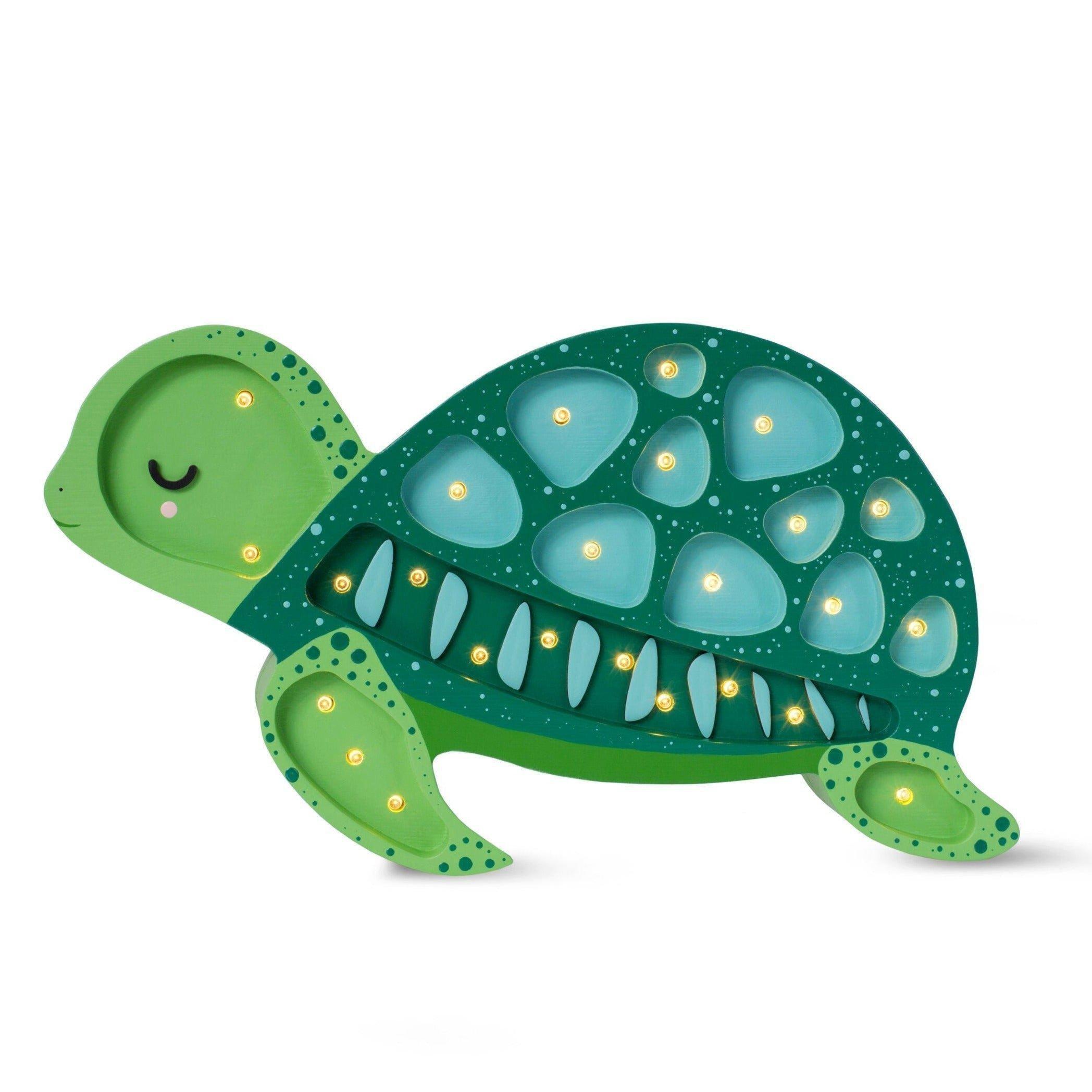 Janie and Jack Turtle Lamp
