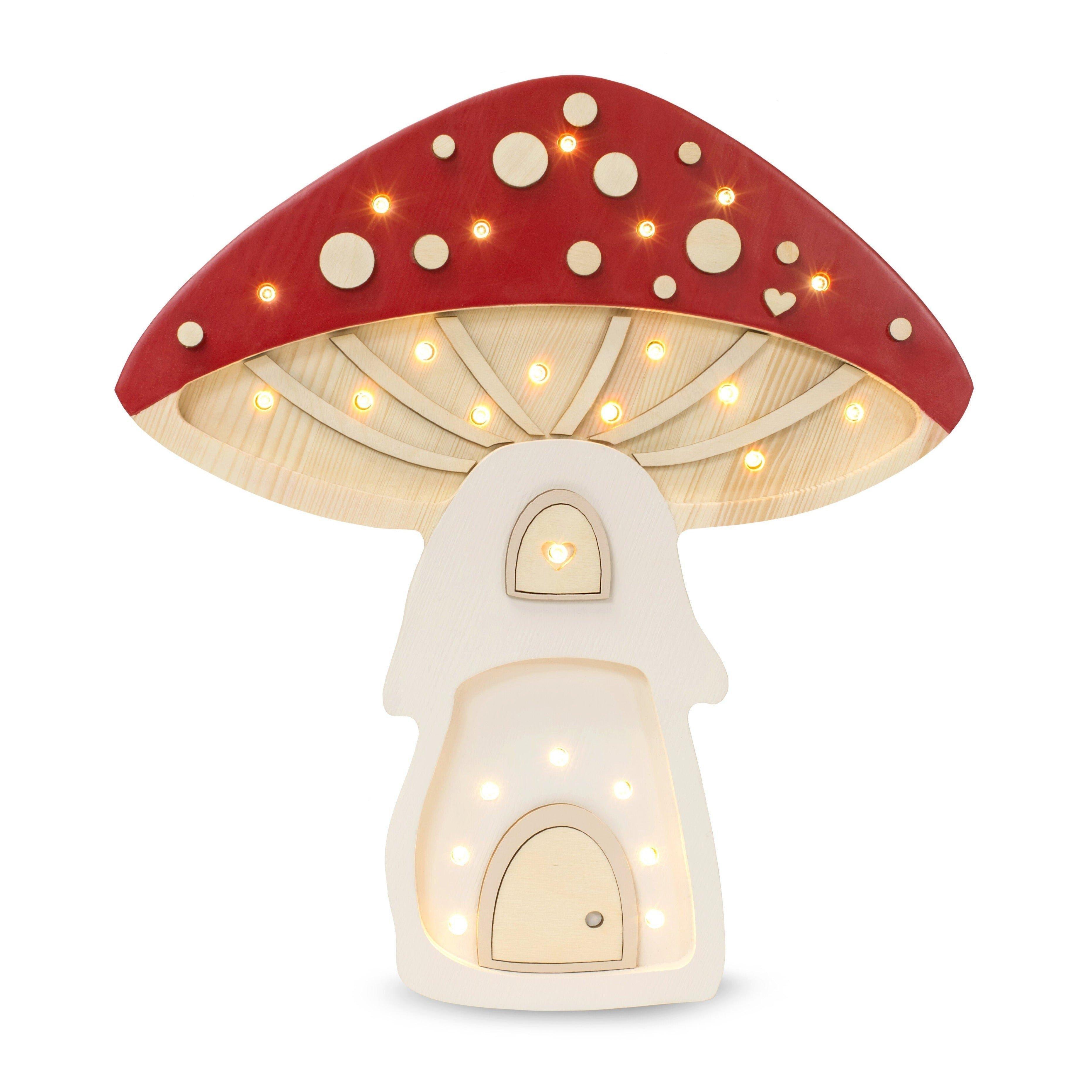 Janie and Jack Mushroom House Lamp