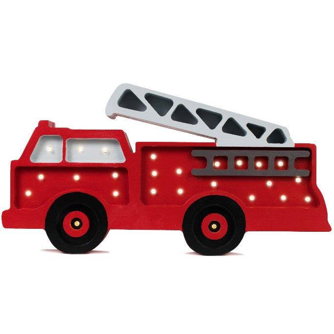 Janie and Jack Fire Truck Lamp