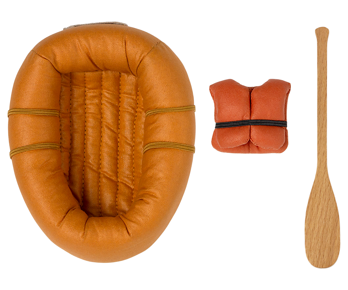 Janie and Jack Rubber Boat, Dusty Yellow