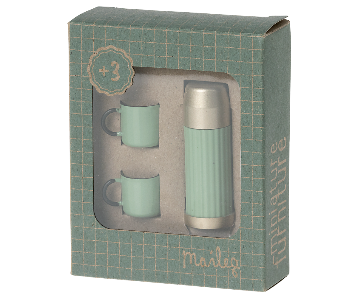 Janie and Jack Thermos and Cups - Mint
