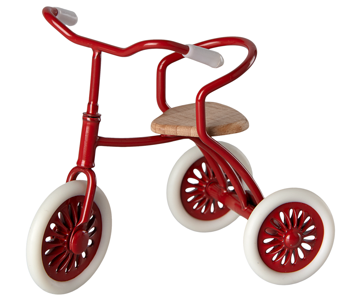 Janie and Jack Abri a tricycle, Mouse - Red