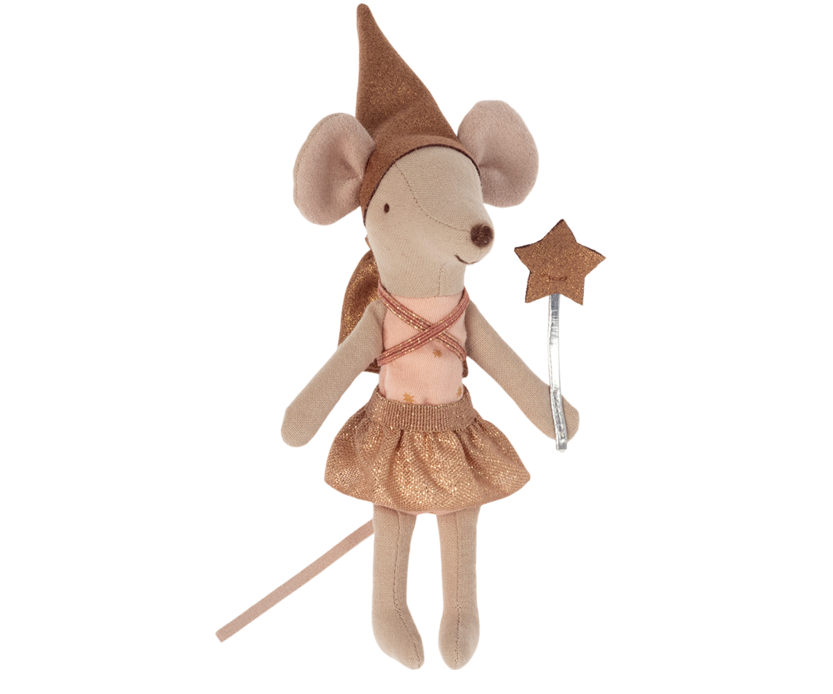 Janie and Jack Tooth Fairy Mouse, Rose