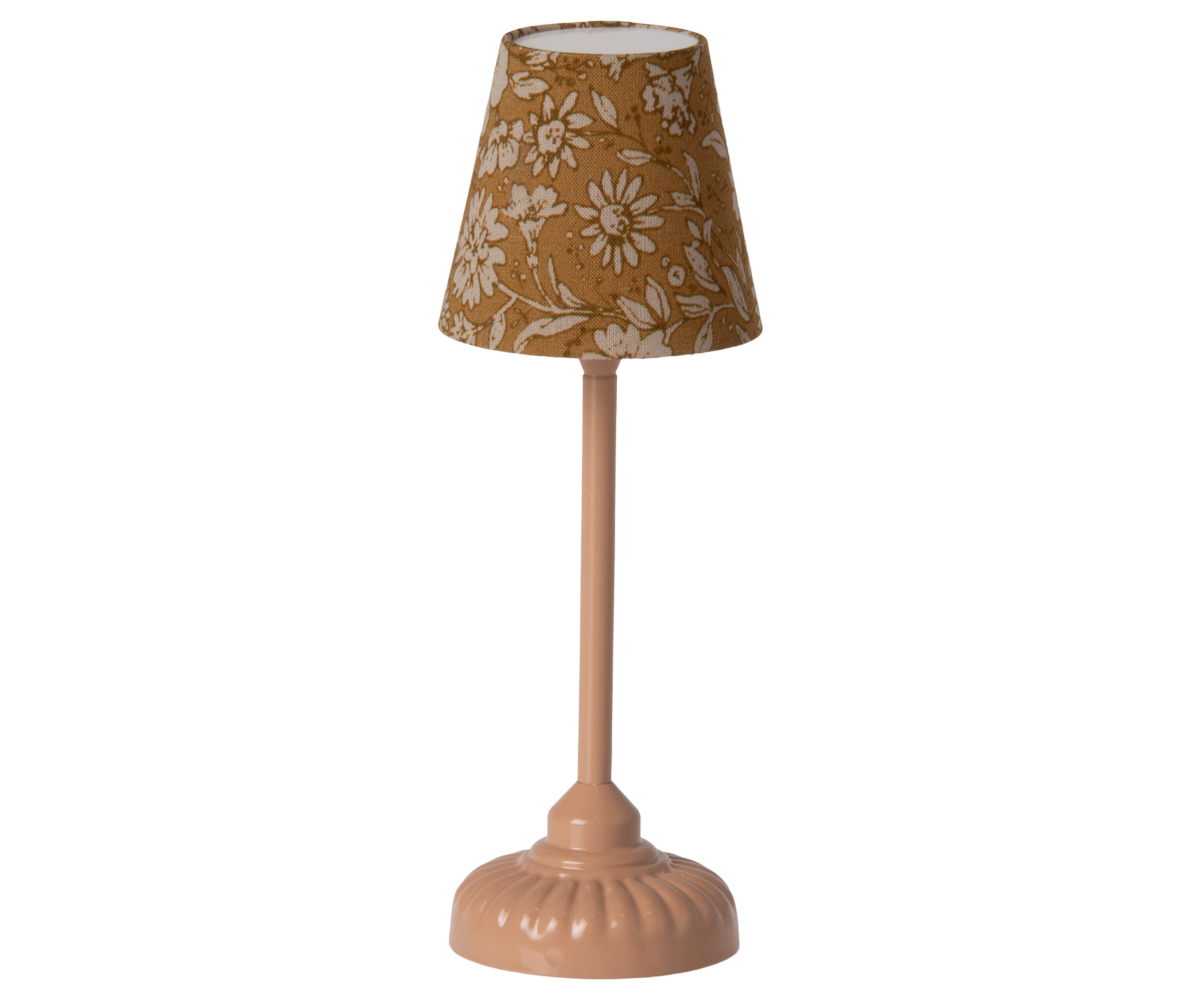 Janie and Jack Vintage floor lamp, Mouse - Dark powder