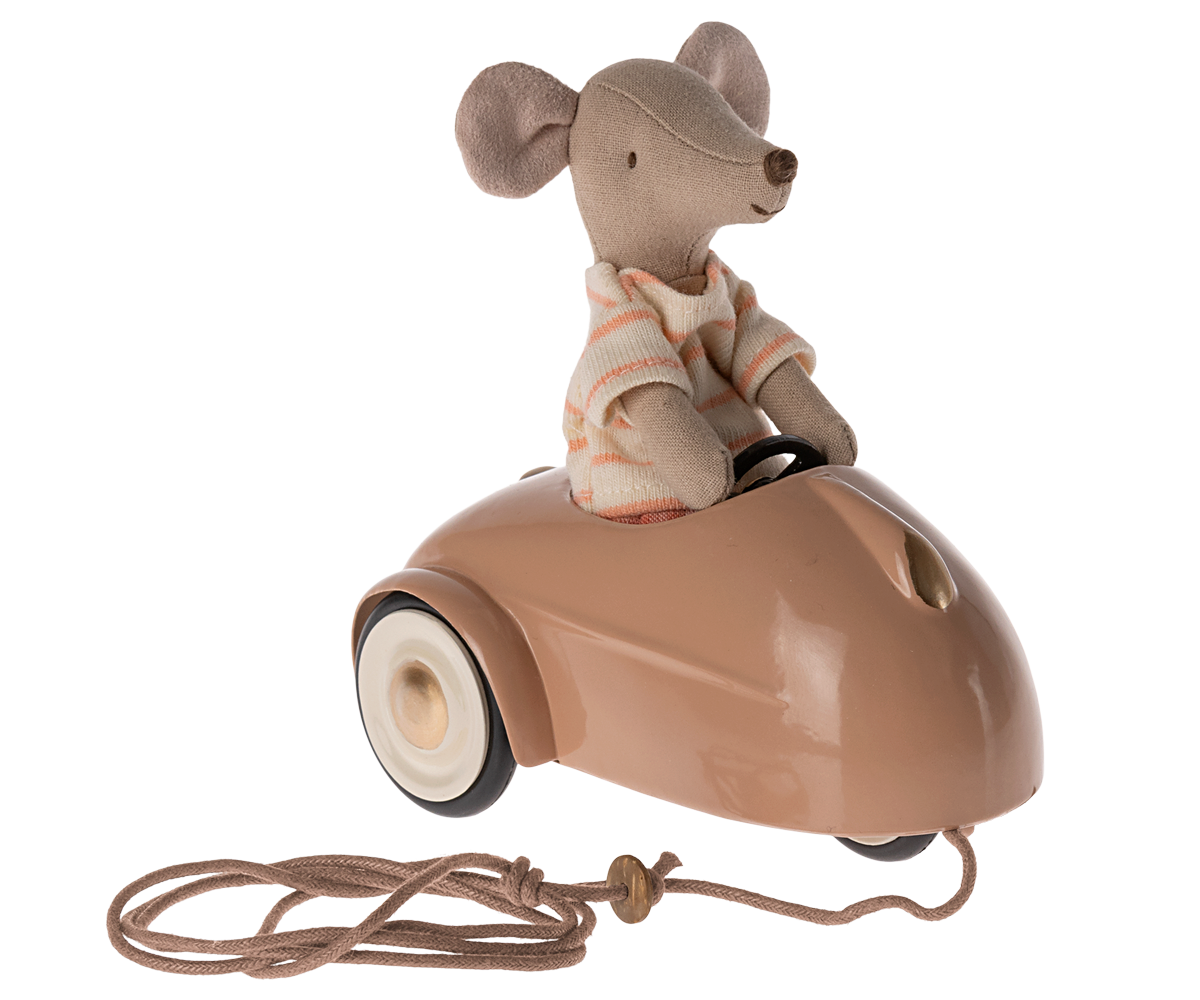 Janie and Jack Car, Mouse - Dark Powder