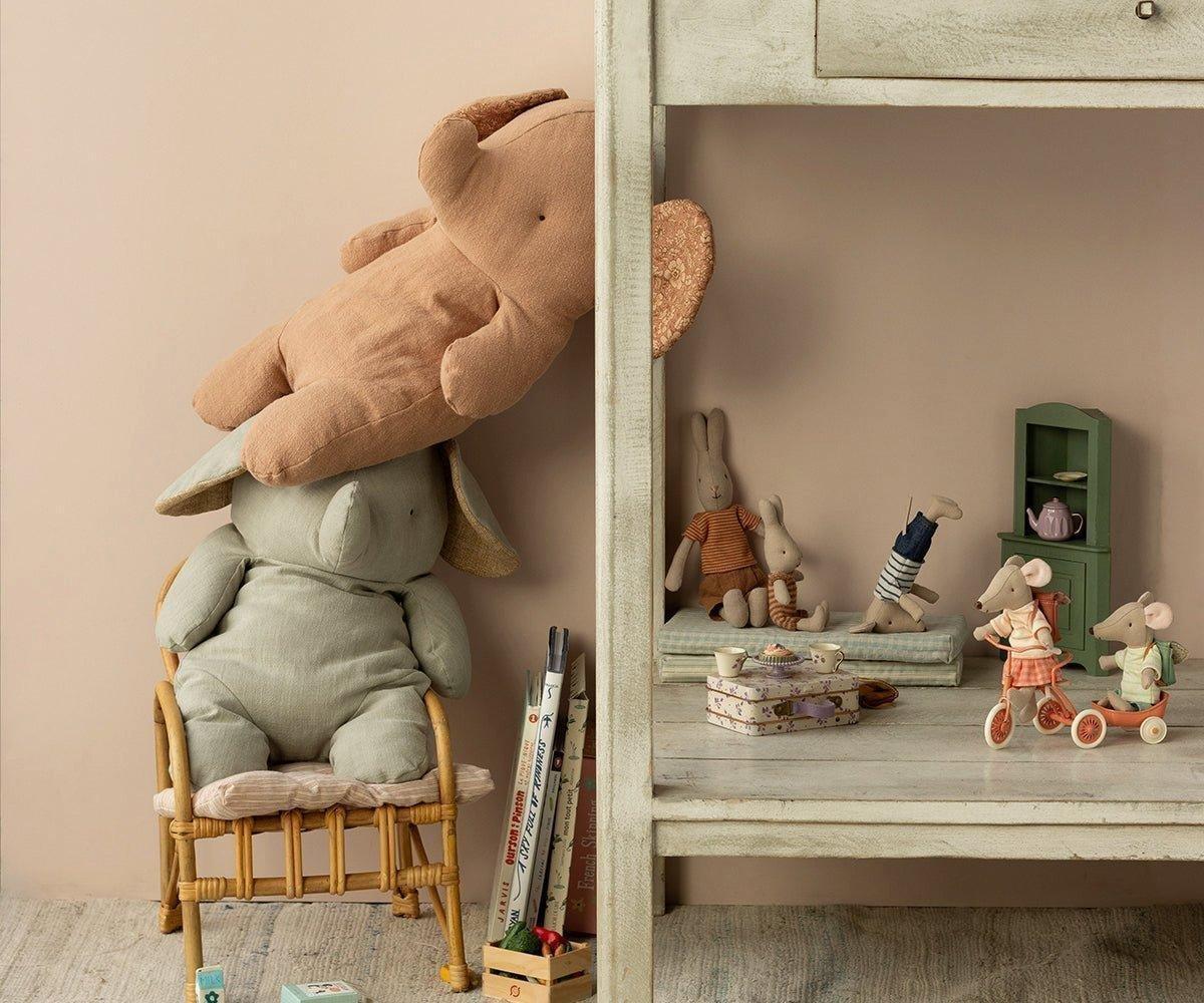 Janie and Jack Elephant, Big - Grey
