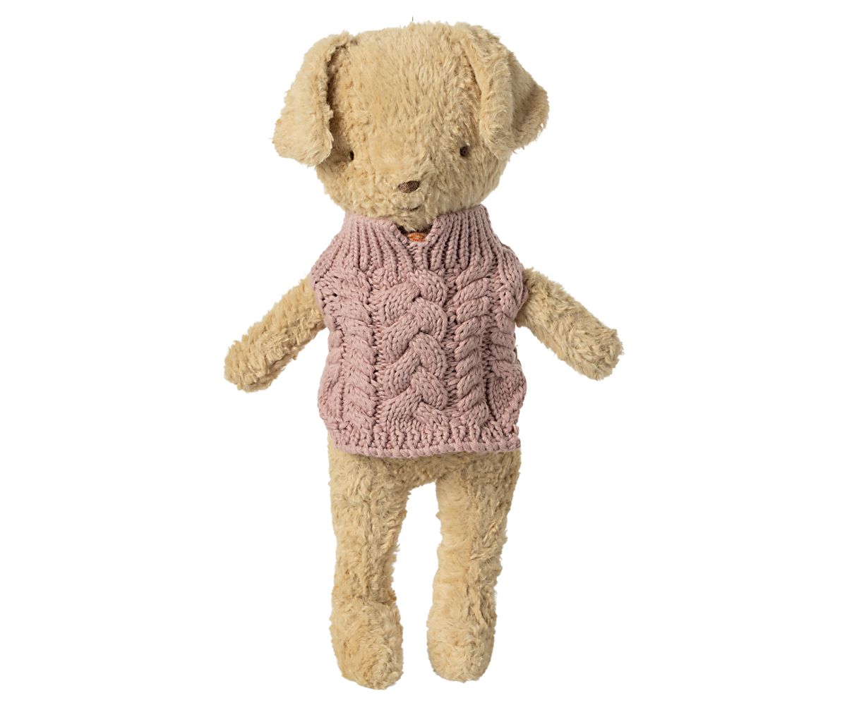Janie and Jack Puppy supply, Sweater - Dark rose