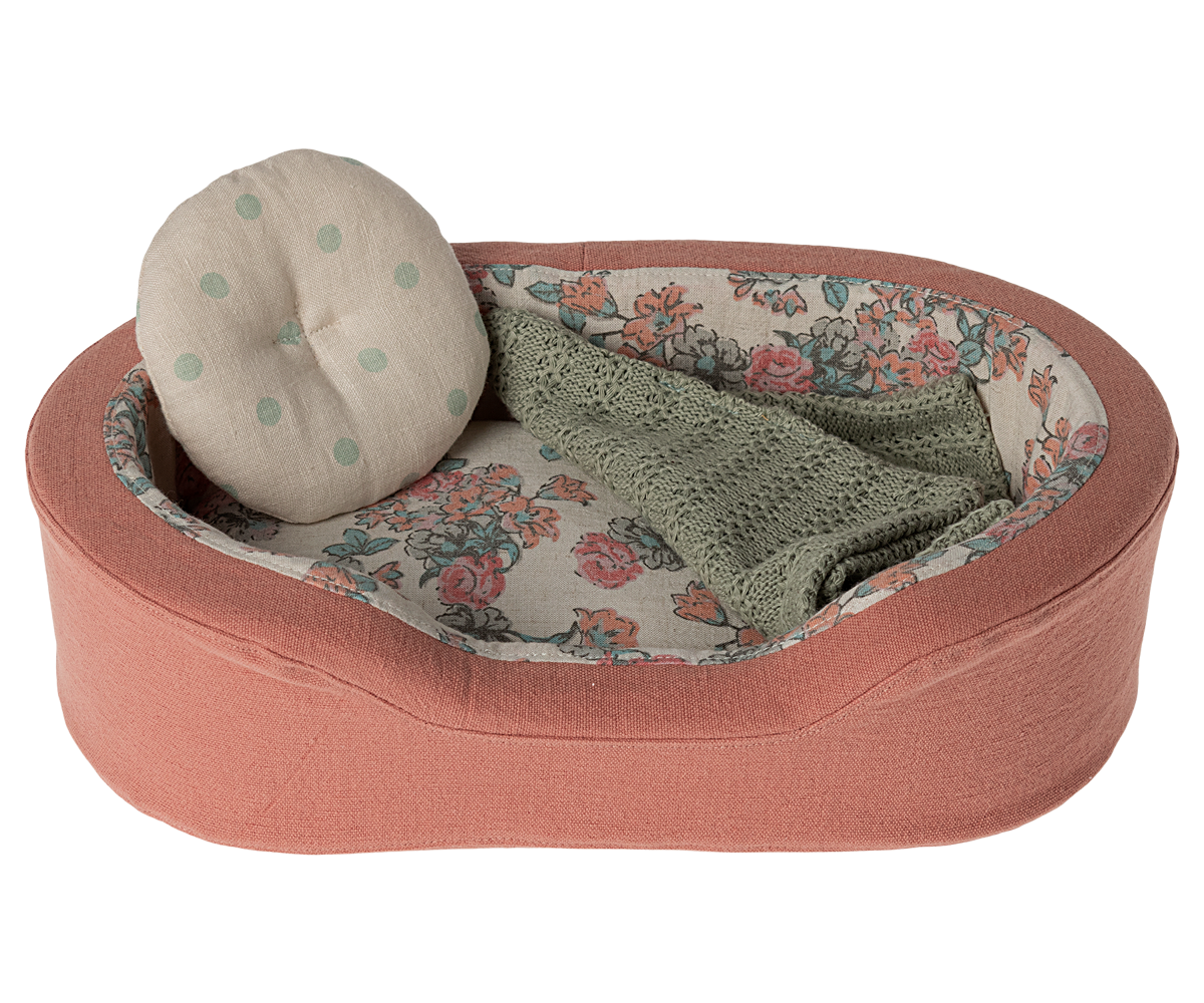 Janie and Jack Cosy Basket, Small - Coral