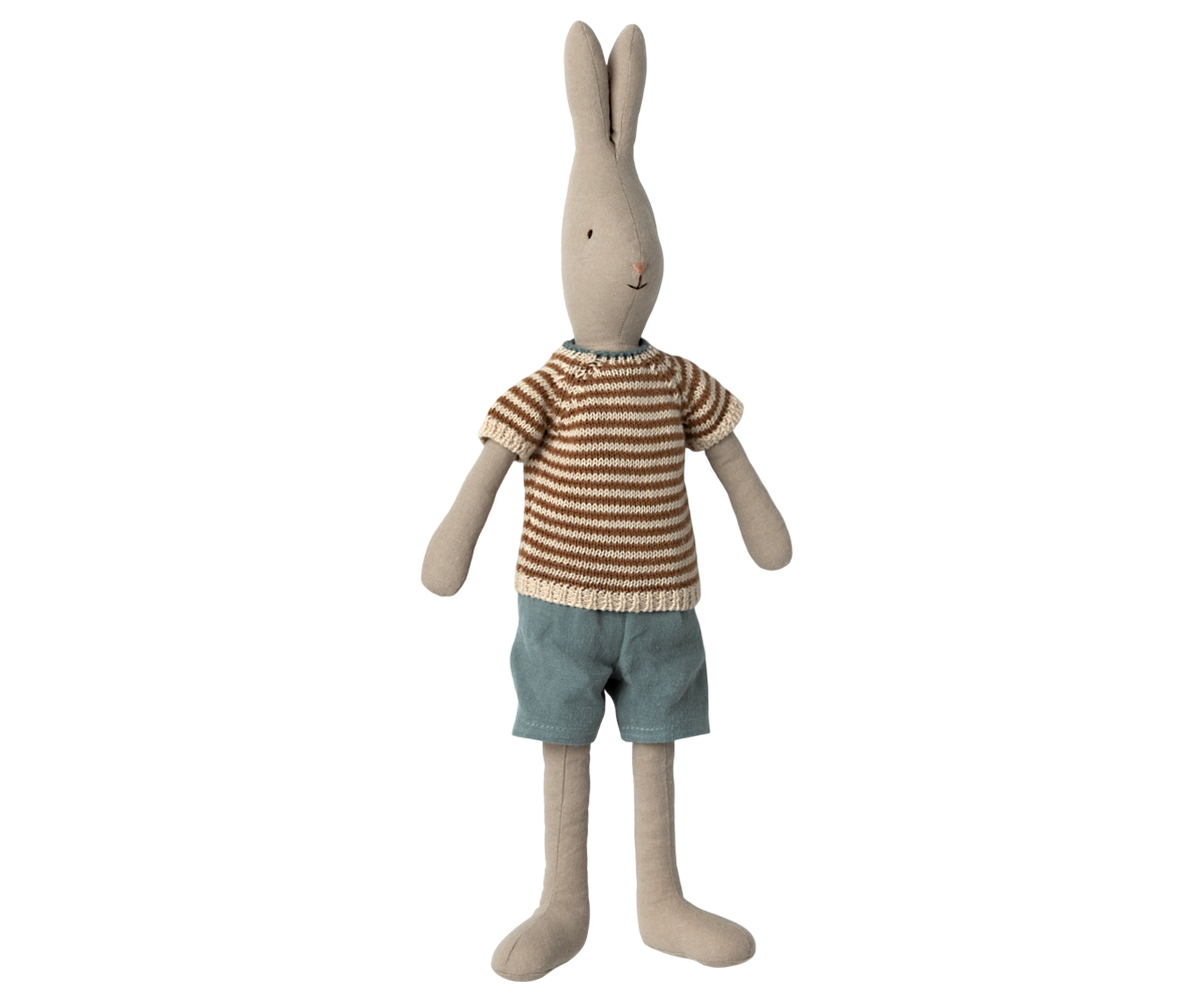 Janie and Jack Rabbit, Size 3 - Knitted Shirt and Shorts