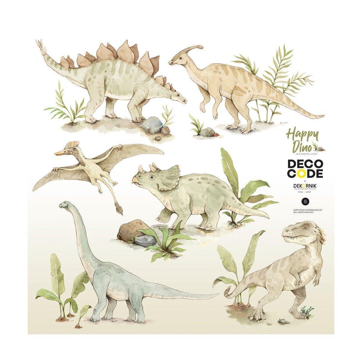 Janie and Jack Happy Dino Wonderland Wall Decal Set