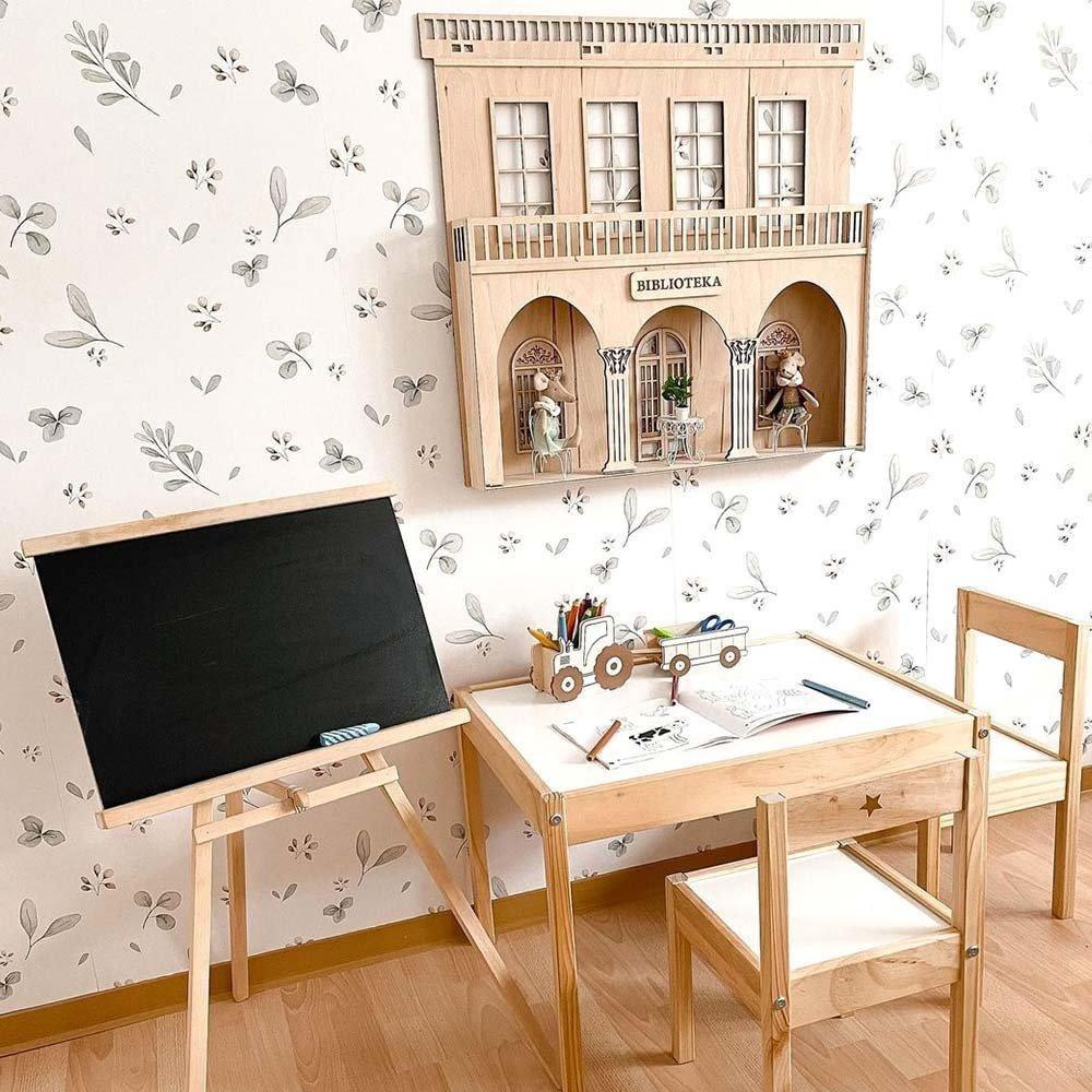 Janie and Jack Minimini Leaves Wallpaper