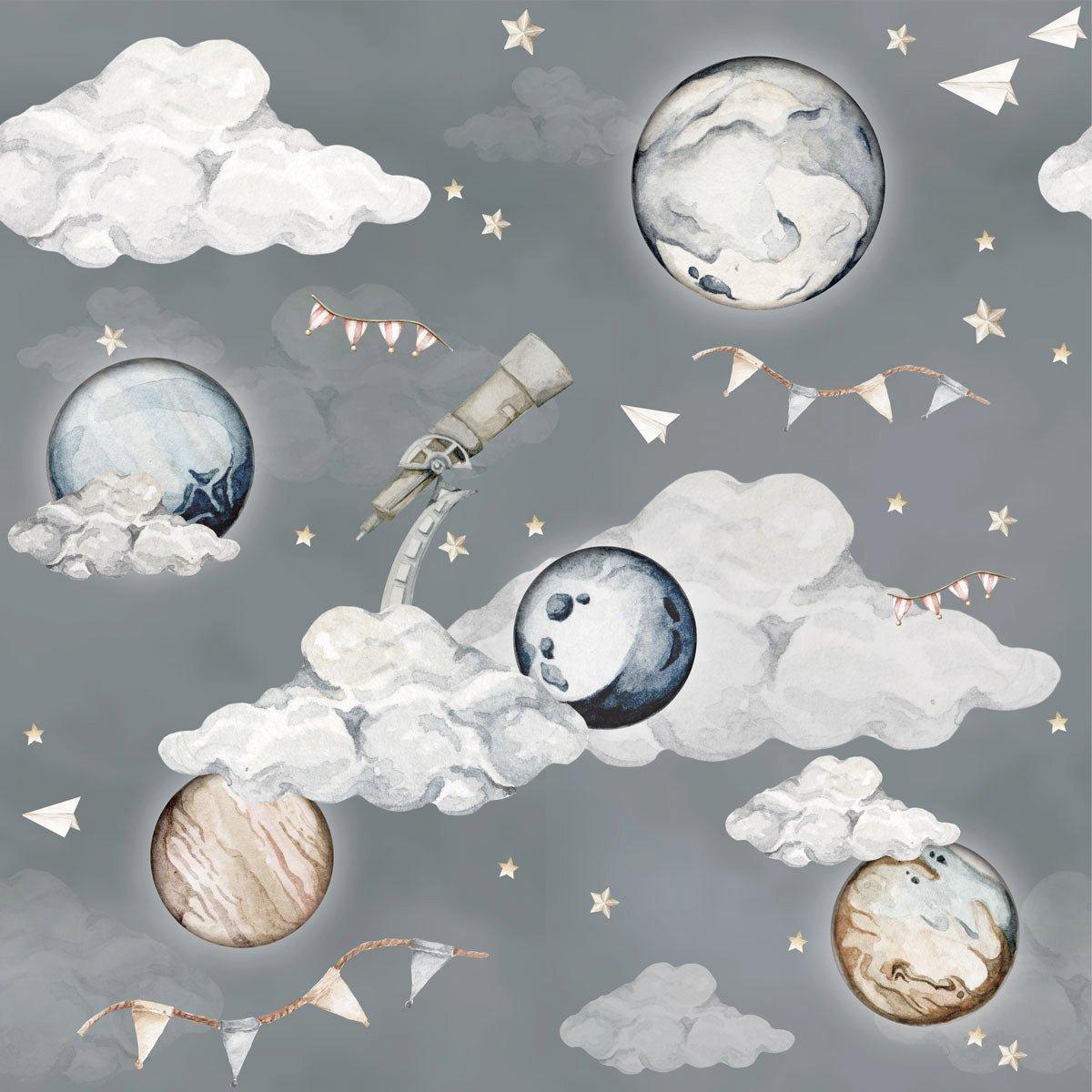Janie and Jack Magic Planets Wallpaper