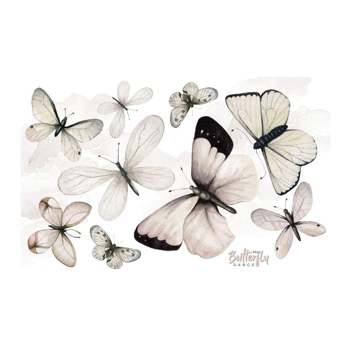 Janie and Jack Butterfly Dance Wall Decal Set