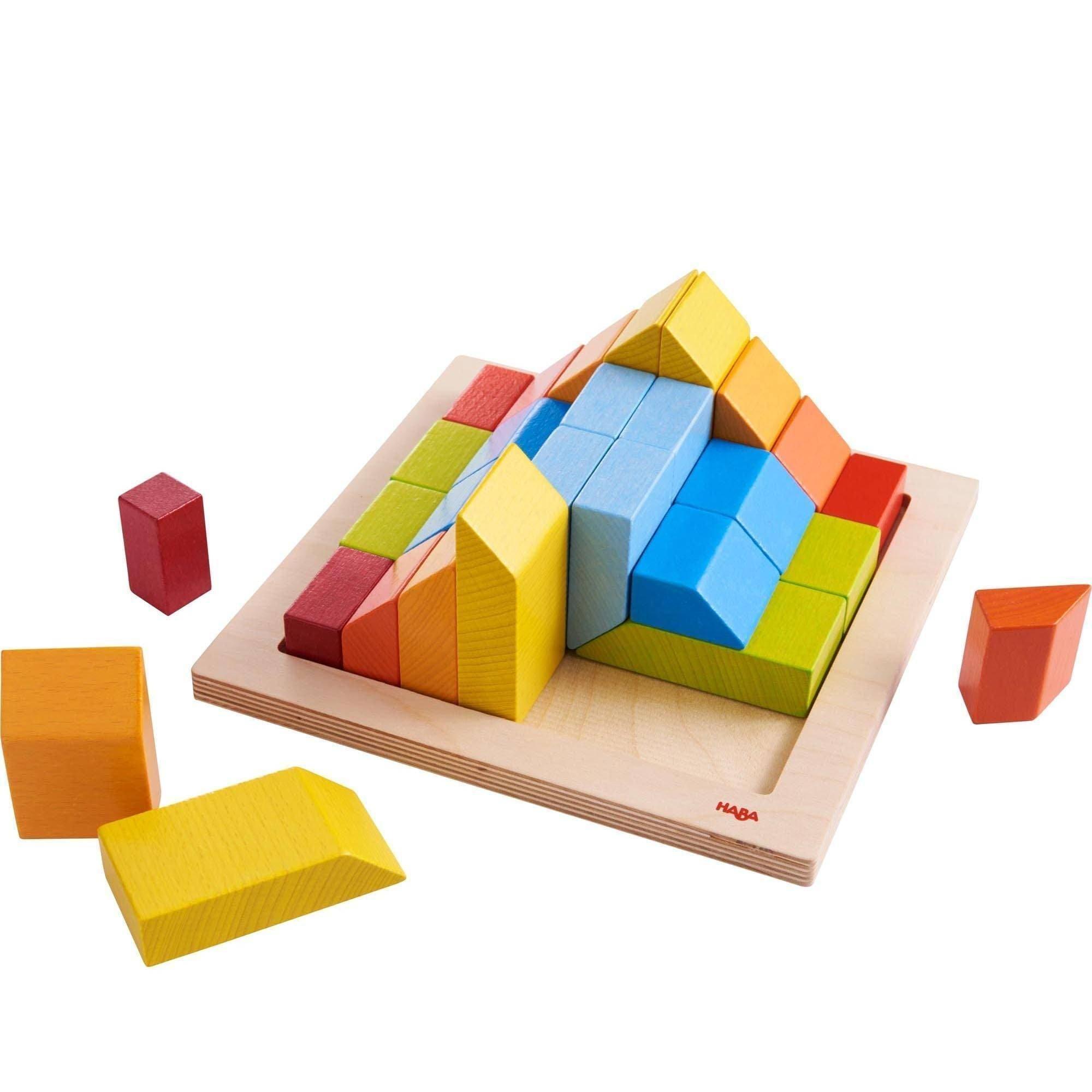 Janie and Jack Creative Stones 3D Wooden Arranging Blocks