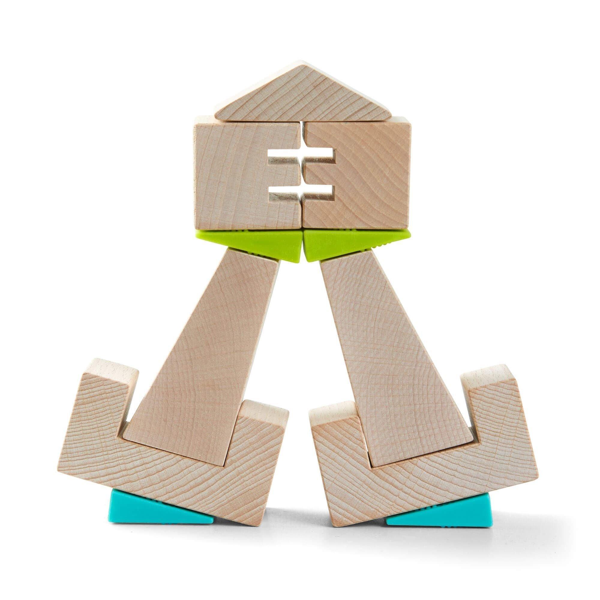 Janie and Jack Crooked Towers Wooden Blocks