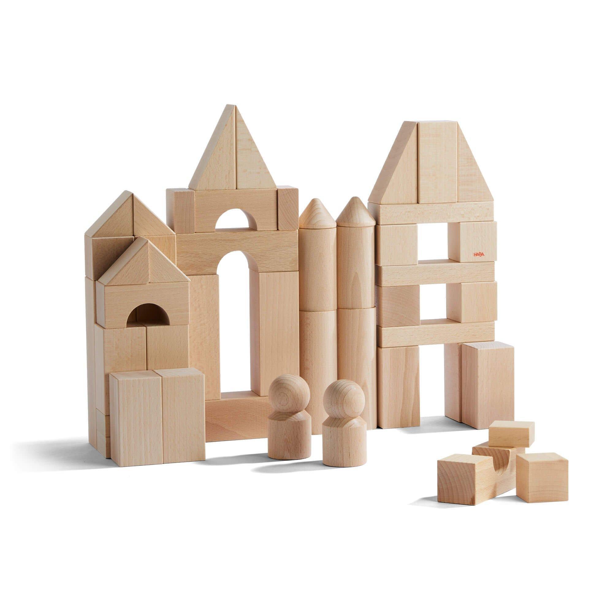 Janie and Jack Basic Building Blocks 60 Piece Large Starter Set