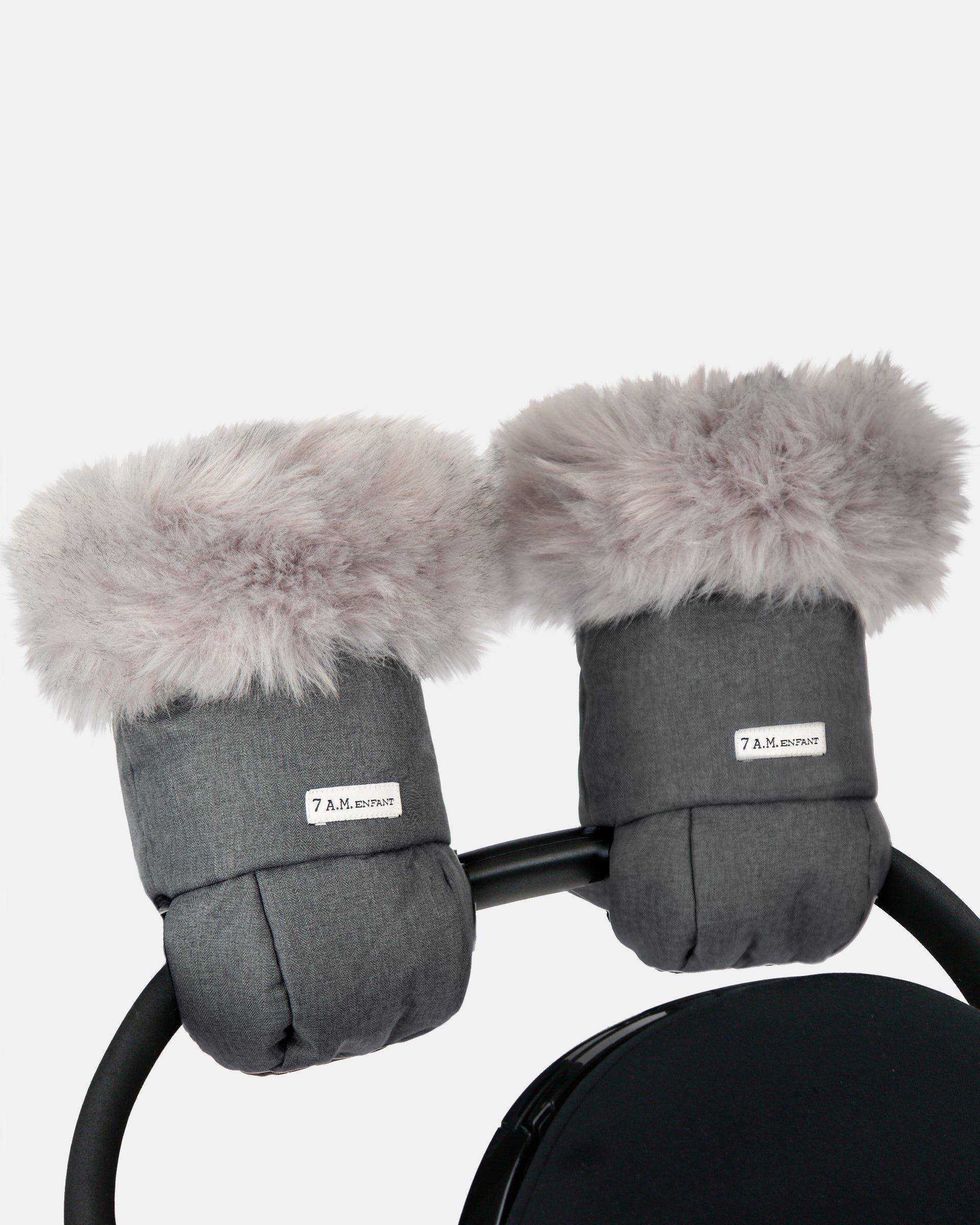 Janie and Jack Warmmuffs - Tundra Plush