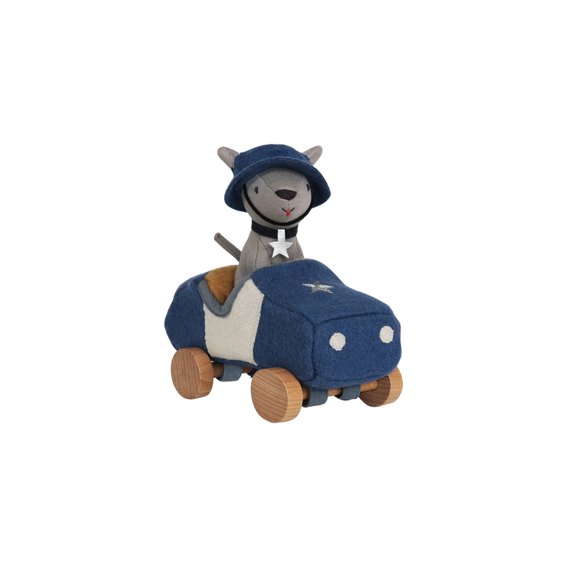 Janie and Jack Holdie Dog-Go - Officer - Blue