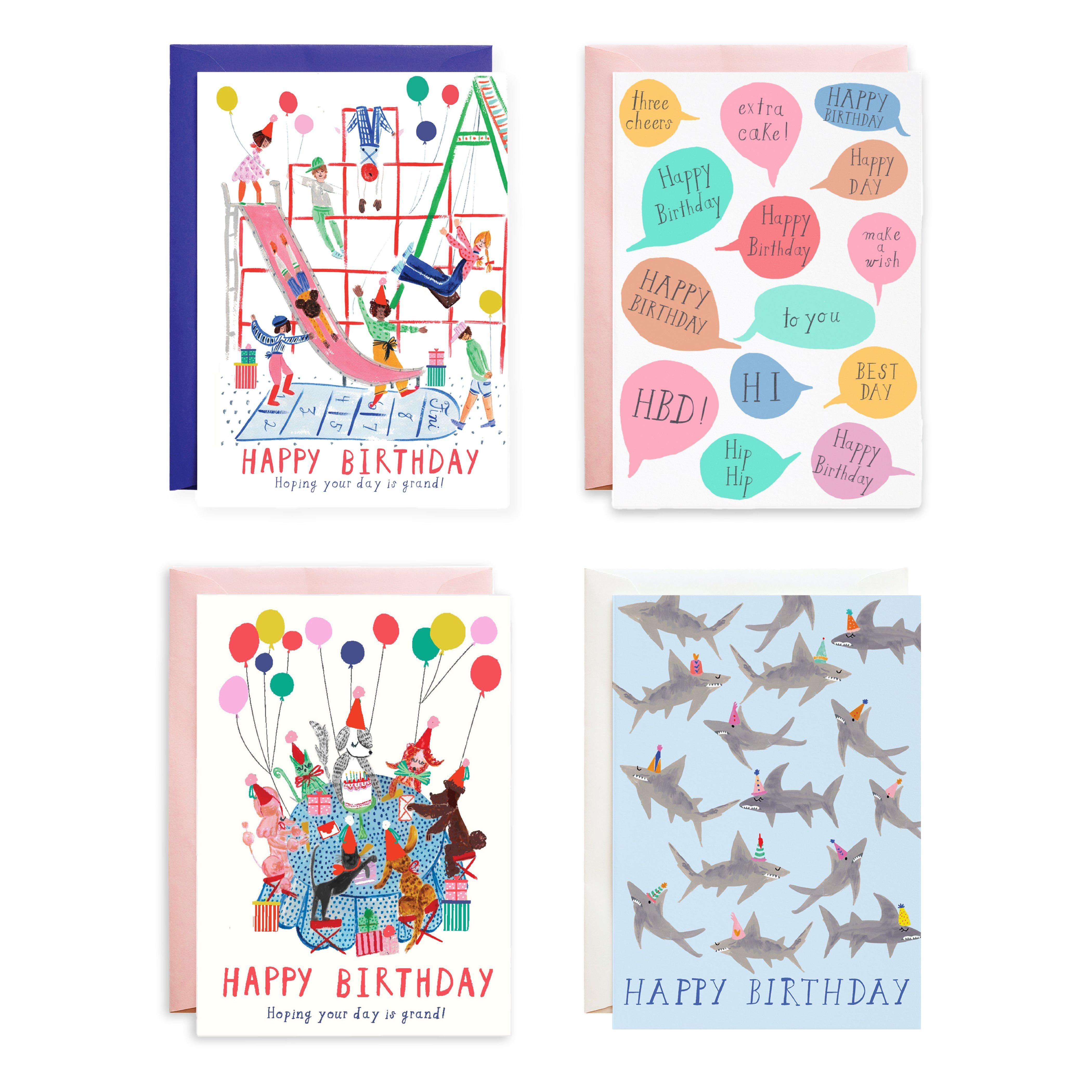 Janie and Jack Birthday Card Bundle