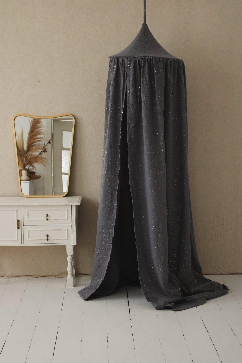 Janie and Jack Anthracite and Gold Canopy