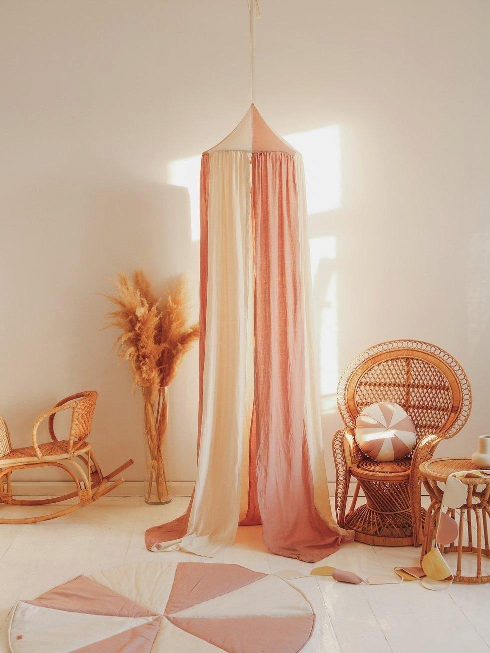 Janie and Jack Powder Pink Circus Canopy