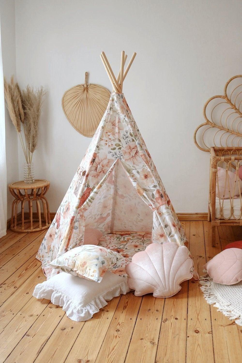 Janie and Jack Flower Power Teepee Tent